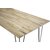 Annelie matbord 200 cm - Svart/naturträ