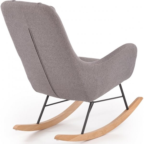 Fauteuil à bascule Mengoba - Gris Fauteuil à bascule Mengoba - Gris