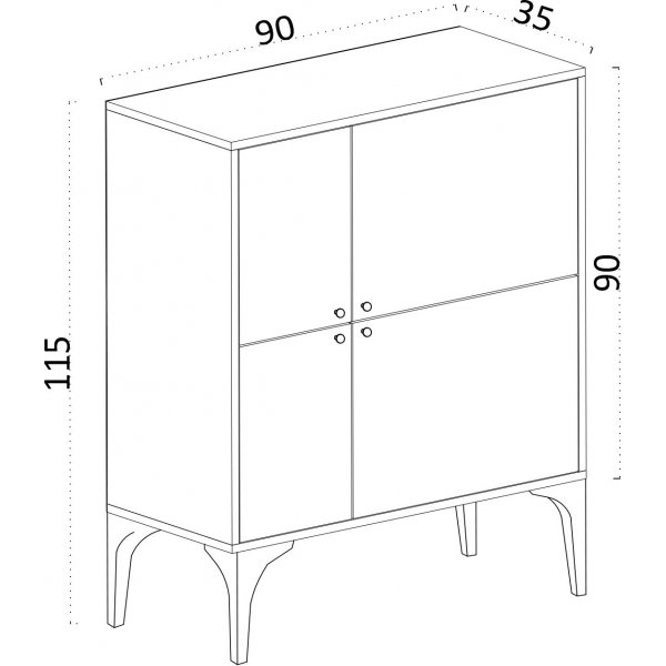 Armoire Moore - Blanc