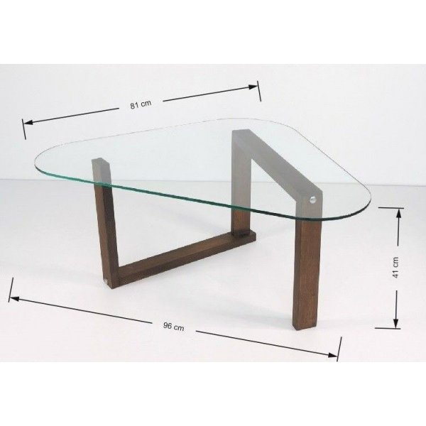 Table basse Camorra 96 x 81 cm - Noyer Table basse Camorra 96 x 81 cm - Noyer