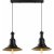 Samba taklampa 3775 - Svart/guld