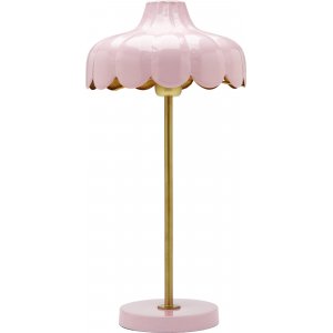 Wells bordslampa - Rosa/guld - 50 cm