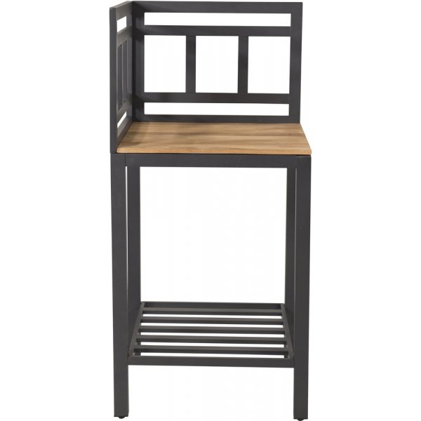 Mexico utekök 60 x 127 x 60 cm - Svart/Natur Mexico utekök 60 x 127 x 60 cm - Svart/Natur