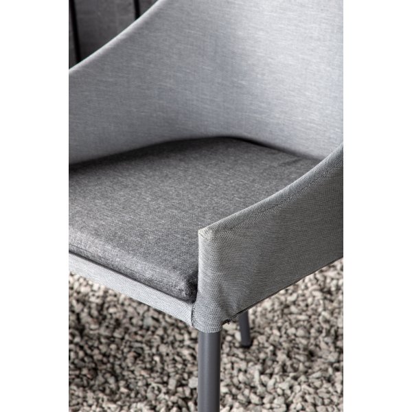 Chaise de salle à manger Spoga - Noir/Gris foncé Chaise de salle à manger Spoga - Noir/Gris foncé