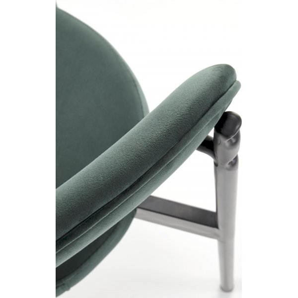 Chaise de salle  manger Cadeira 509 - Vert fonc
