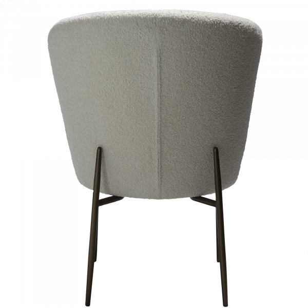 Orbit matstol - Dove bouclé Orbit matstol - Dove bouclé