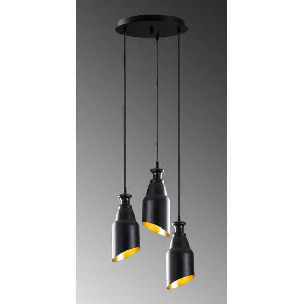 Plafonnier Berkeley 191-S2 - Noir Plafonnier Berkeley 191-S2 - Noir