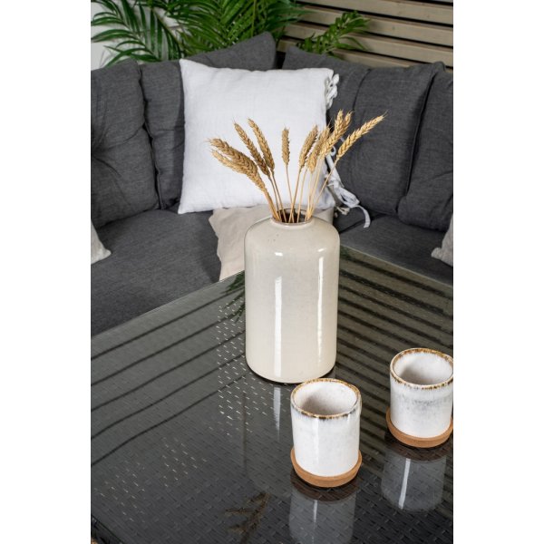 Groupe de canapés d\\\'angle Watford - Noir/gris Groupe de canapés d\\\'angle Watford - Noir/gris