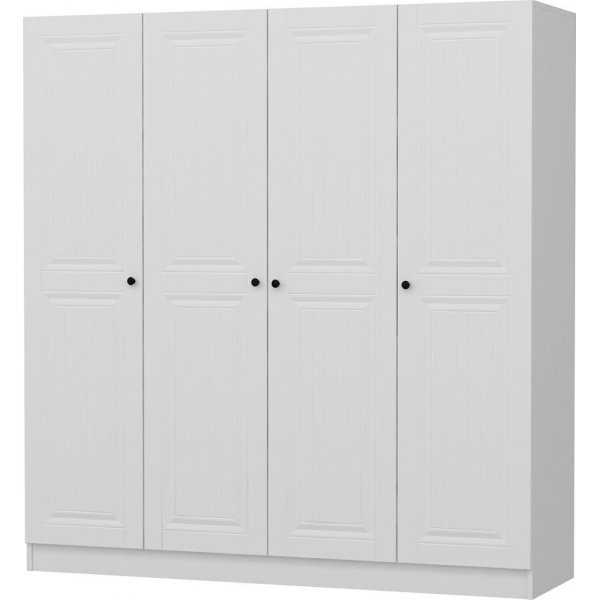 Armoire Capeto 180 cm - Blanc
