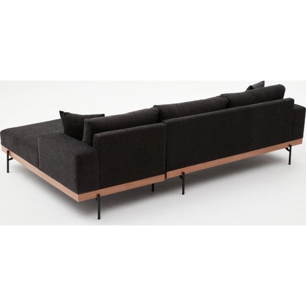 Liva divansoffa höger - Antracit/koppar Liva divansoffa höger - Antracit/koppar