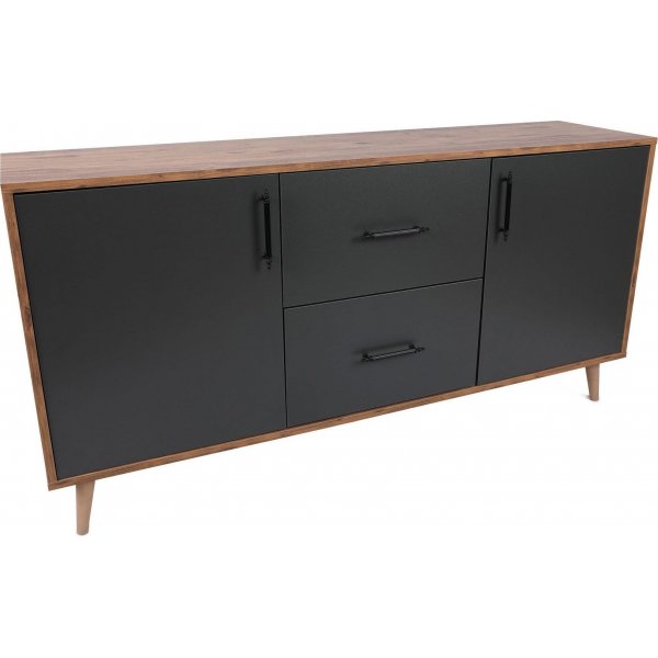 Cordoba dressoir - Walnoot/antraciet
