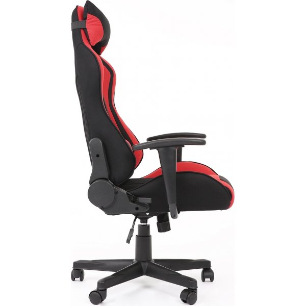 Chaise de bureau Sabella - Rouge/noir Chaise de bureau Sabella - Rouge/noir