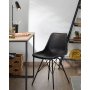Landi skrivbord 120x60 cm - Svart/ek