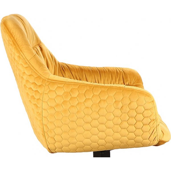 Chaise de salle  manger Astoria - Velours orange