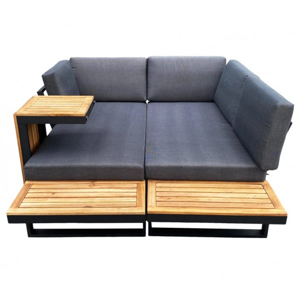 Monte Carlo utegrupp modulsoffa med bord Monte Carlo utegrupp modulsoffa med bord