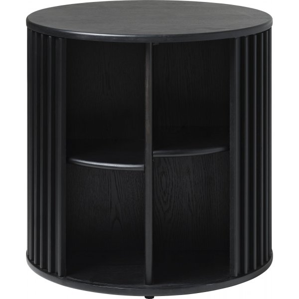 Piédestal Sierra en chêne teinté noir Piédestal Sierra en chêne teinté noir