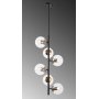 Fasett taklampa 10480 - Svart/antik