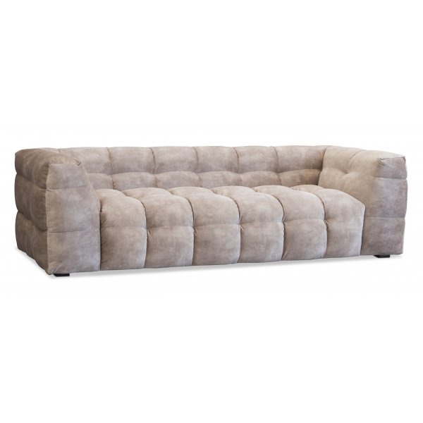 Nova 3-sits soffa - Beige sammet Nova 3-sits soffa - Beige sammet