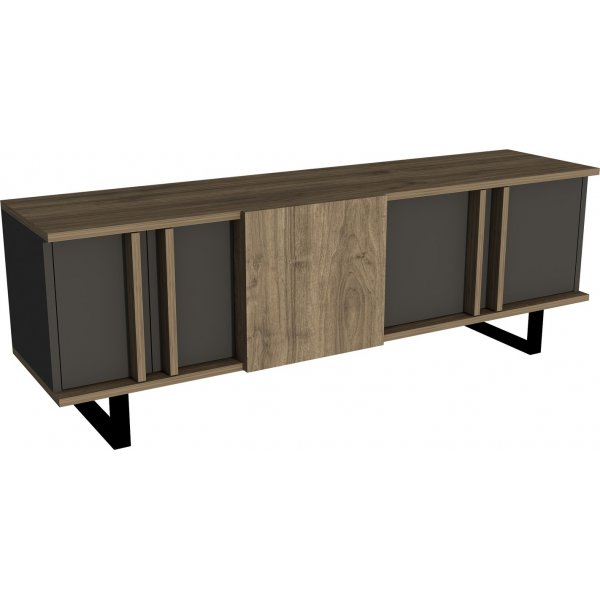 Deco mediabnk - Valnt/antracit