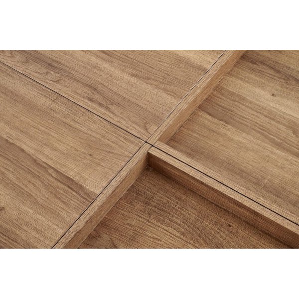 Table basse Julius 84 x 80 cm - Chêne/noir Table basse Julius 84 x 80 cm - Chêne/noir