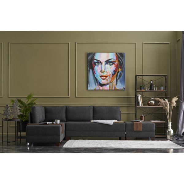 Fly canapé d'angle gauche - Anthracite Fly canapé d'angle gauche - Anthracite