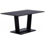 Kitty matbord 150 x 90 cm - Svart ask