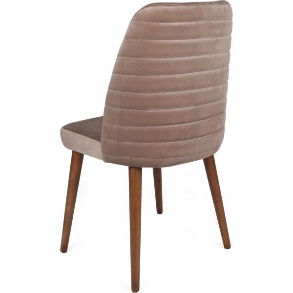 Ensemble de chaises de salle à manger Jaffa - Beige/noyer Ensemble de chaises de salle à manger Jaffa - Beige/noyer