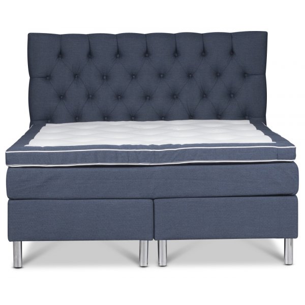 Hilton Deluxe Presley kontinentalsäng blå - 5-zons Pocketsystem Hilton Deluxe Presley kontinentalsäng blå - 5-zons Pocketsystem