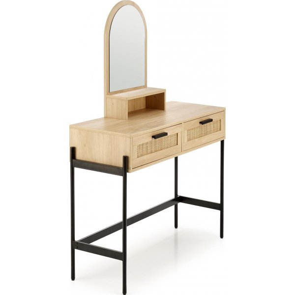 Carmen sminkbord 104 x 35 cm - Beige/svart Carmen sminkbord 104 x 35 cm - Beige/svart