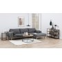 Seaford soffbord 80 cm - Ek/svart