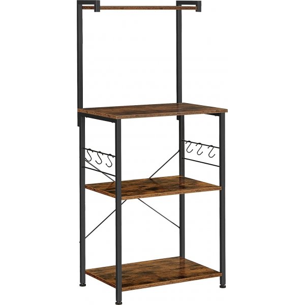 Barak kkshylla 60 cm - Brun/svart