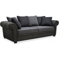 Delux 3-sits soffa med kuvertkuddar - Grå/Antracit/Vintage Delux 3-sits soffa med kuvertkuddar - Grå/Antracit/Vintage