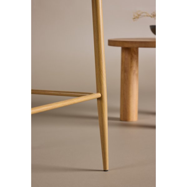 Tabouret de bar Argon - Imitation/gris Tabouret de bar Argon - Imitation/gris