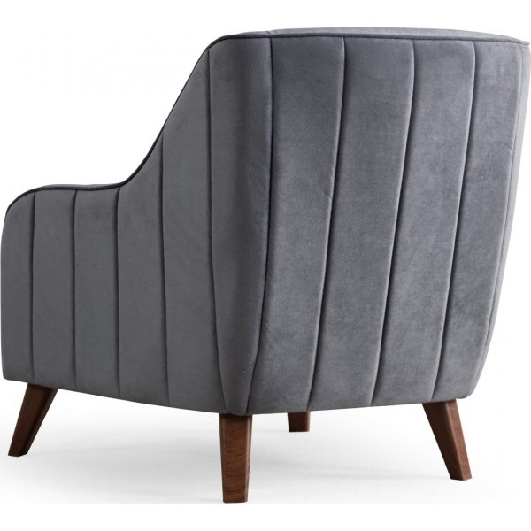 Fauteuil Buhara - Gris fonc