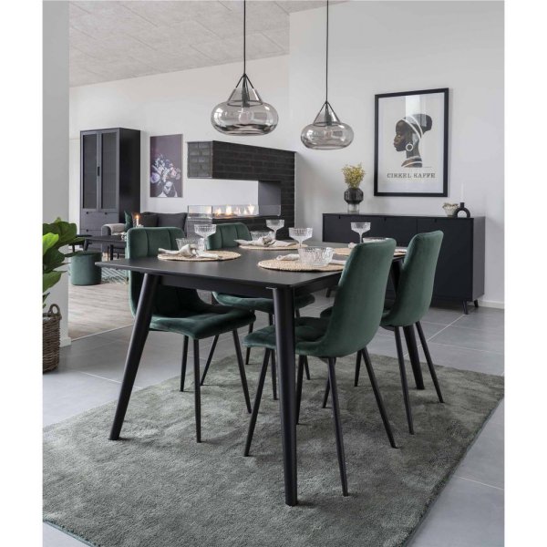 Copenhagen Matbord - Svart - 150/230x95 Copenhagen Matbord - Svart - 150/230x95