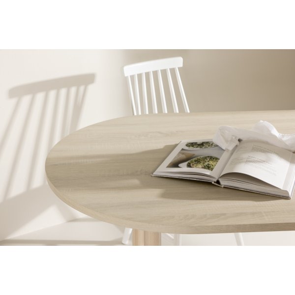 Andy matbord 180 x 90 cm - Whitewash