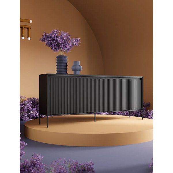 Buffet Trend L193 cm - Noir Buffet Trend L193 cm - Noir