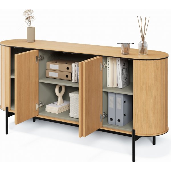 Buffet Rotto 167 cm - Chne Vicenza/noir