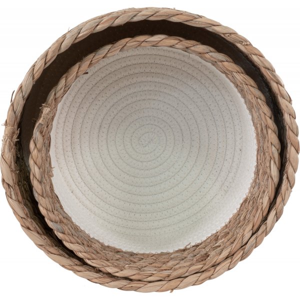 Ensemble panier Tanta - Blanc/beige Ensemble panier Tanta - Blanc/beige