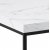 Table basse Barossa 110 x 55 cm - Blanc