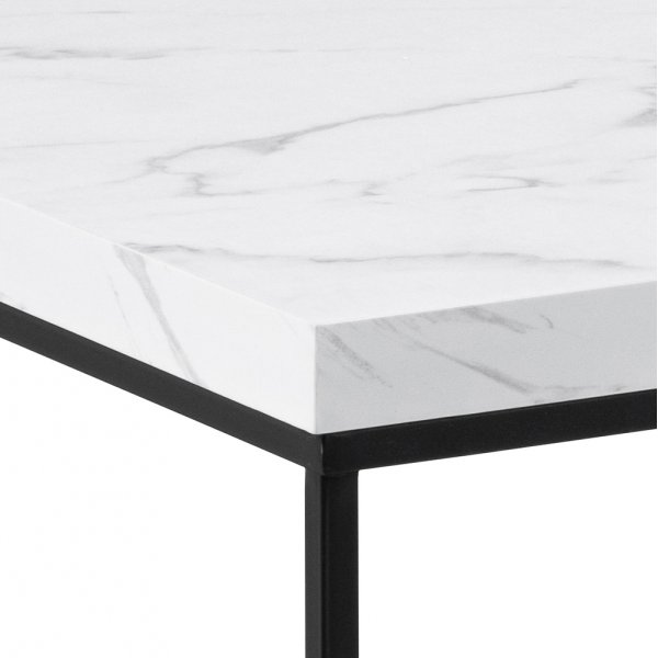Table basse Barossa 110 x 55 cm - Blanc