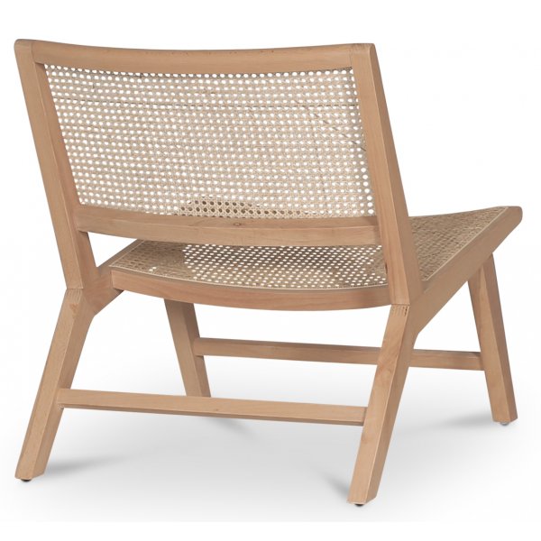 Porto Svea loungefåtölj - Natur/rotting Porto Svea loungefåtölj - Natur/rotting