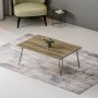 Esca soffbord 90 x 50 cm - Valnt/svart