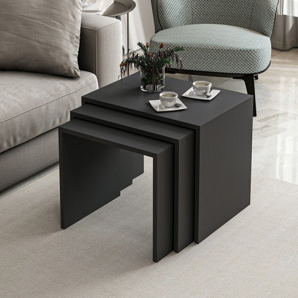 Nebes satsbord 45/50/55 x 36/38/40 cm - Antracit Nebes satsbord 45/50/55 x 36/38/40 cm - Antracit