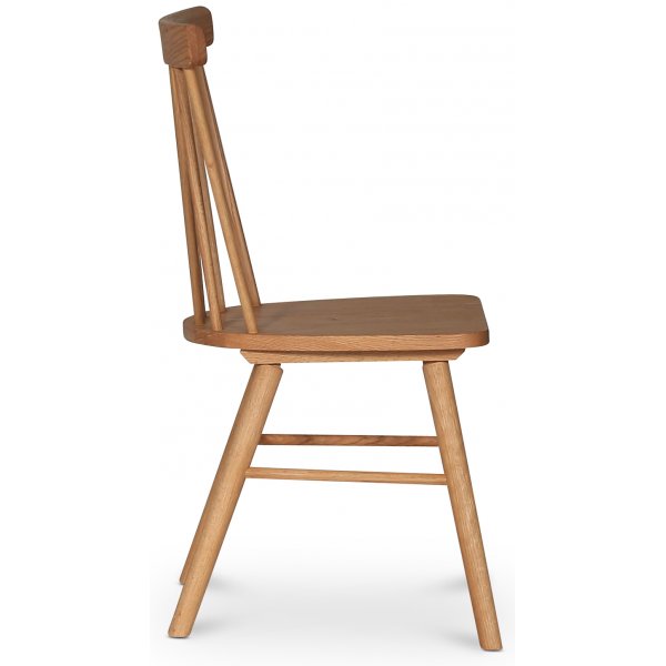 Nova matgrupp, förlängningsbart matbord Ø130-170 cm inkl 6 st Orust pinnstolar - Oljad ek Nova matgrupp, förlängningsbart matbord Ø130-170 cm inkl 6 st Orust pinnstolar - Oljad ek