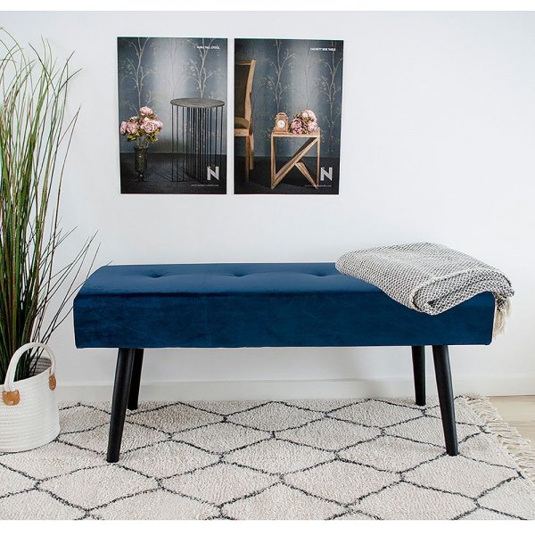 Skiby Bankje - Donkerblauw/zwart Skiby Bankje - Donkerblauw/zwart