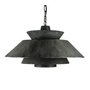 Taklampa Plt 68 - Svart/mssing