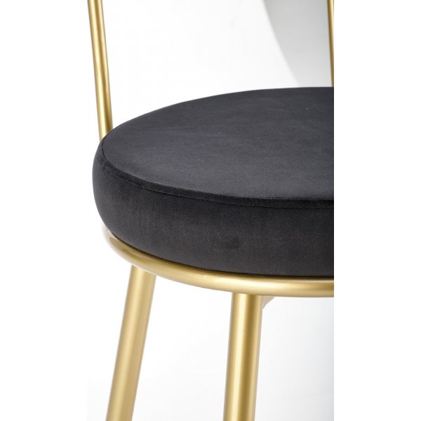 Tabouret de bar Pelican 115 - Noir/or