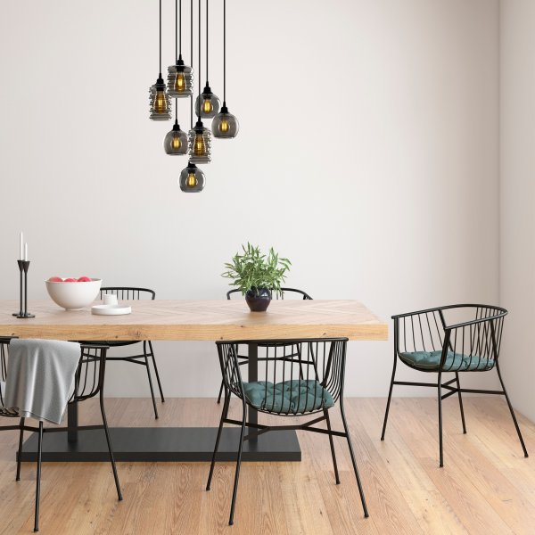 Plafonnier Smoke 81 - Noir