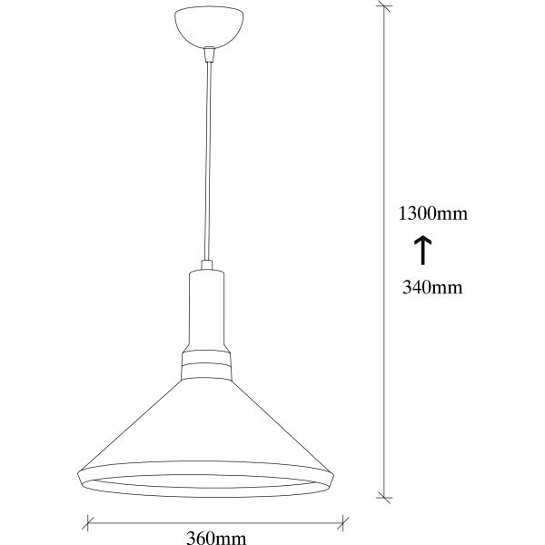 Plafonnier Dodo 2381 - Cuivre